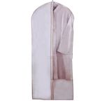 Casa si Gradina - Decoratiuni - Decoratiuni de sezon - Husa protectoare rochii si paltoane, model fereastra vizualizare continut, culoare ecru, dimensiuni 65 x 150cm - Infinity.ro