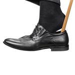 Casa si Gradina - Decoratiuni - Decoratiuni de sezon - Incaltator lemn, 30 cm, natural - Infinity.ro