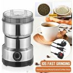 Casa si Gradina - Bucatarie si vesela - Ustensile bucatarie - Rasnite si dozatoare condimente - Rasnita electrica pentru cafea si alte alimente cu putere de 200W, capacitate 50g, argintiu - Infinity.ro