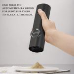 Casa si Gradina - Bucatarie si vesela - Ustensile bucatarie - Rasnite si dozatoare condimente - Rasnita electrica pentru sare, piper, condimente, led, 5 dimensiuni de macinare, negru - Infinity.ro