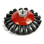 Casa si Gradina - Constructii - Scule electrice si accesorii - Accesorii polizare si slefuire - Perie sarma, circulara, cu toroane, M14, 100 mm, Strend Pro - Infinity.ro