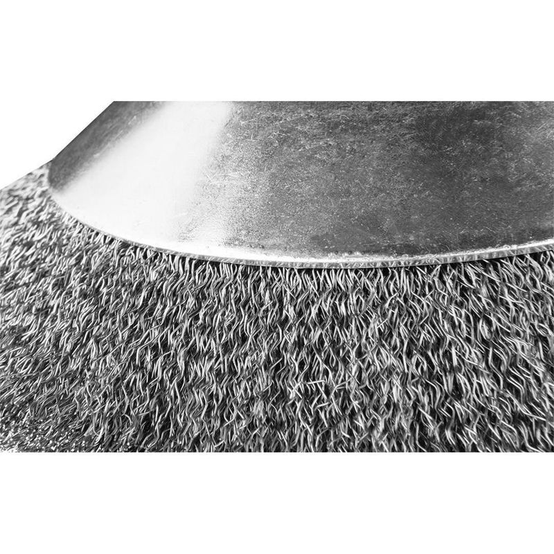 Casa si Gradina - Constructii - Scule electrice si accesorii - Accesorii polizare si slefuire - Perie sarma, circulara, pentru motocoasa/trimmer, otel, 200x25.4 mm, Graphite - Infinity.ro