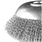 Casa si Gradina - Constructii - Scule electrice si accesorii - Accesorii polizare si slefuire - Perie sarma, circulara, pentru motocoasa/trimmer, otel, 150x25.4 mm, Graphite - Infinity.ro
