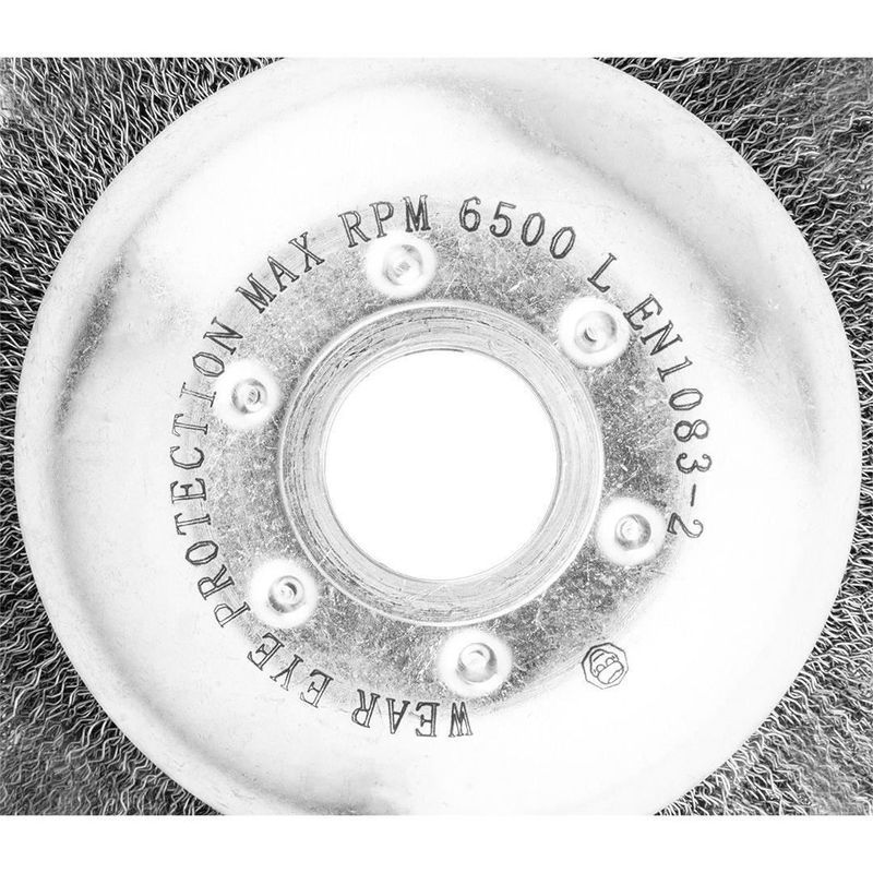 Casa si Gradina - Constructii - Scule electrice si accesorii - Accesorii polizare si slefuire - Perie sarma, circulara, pentru motocoasa/trimmer, otel, 150x25.4 mm, Graphite - Infinity.ro