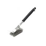 Casa si Gradina - Gradina si terasa - Gratare si accesorii - Accesorii gratare - Perie pentru curatat gratar, grill, inox, 2 in 1, sarma si racleta, 44x6.5x8 cm - Infinity.ro