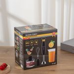 Electronice si Electrocasnice - Electrocasnice bucatarie - Mixere, tocatoare & roboti de bucatarie - Blendere si mini tocatoare - Blender electric de mana, SC-8041, cu 4 accesorii, 400W, negru - Infinity.ro