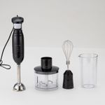 Electronice si Electrocasnice - Electrocasnice bucatarie - Mixere, tocatoare & roboti de bucatarie - Blendere si mini tocatoare - Blender electric de mana, SC-8041, cu 4 accesorii, 400W, negru - Infinity.ro