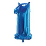 Casa si Gradina - Decoratiuni - Decoratiuni petrecere - Baloane - Balon petrecere folie, model nr.1, culoare albastru metalizat, dimensiuni 60cm - Infinity.ro