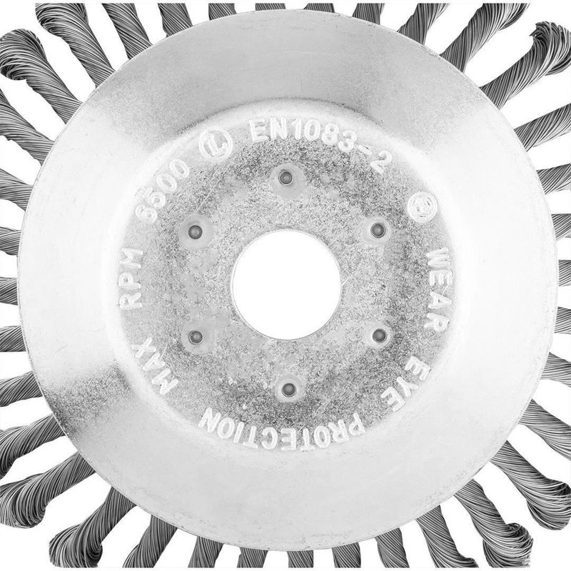 Casa si Gradina - Constructii - Scule electrice si accesorii - Accesorii polizare si slefuire - Perie sarma, tip cupa, cu toroane, pentru motocoasa/trimmer, otel, 200x25.4 mm, Graphite - Infinity.ro