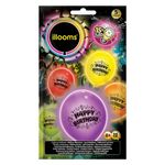 Casa si Gradina - Decoratiuni - Decoratiuni petrecere - Baloane - Baloane led giochi preziosi illooms, set 5 bucati, multicolor, diametru 38 cm, happy birthday - Infinity.ro
