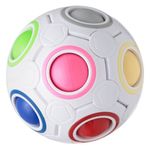 Jucarii, Copii si Bebe - Jucarii si jocuri - Jocuri si puzzle - Puzzle - Jucarie puzzle, challenge cube, minge magica, multicolor, 7cm - Infinity.ro