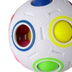 Jucarii, Copii si Bebe - Jucarii si jocuri - Jocuri si puzzle - Puzzle - Jucarie puzzle, challenge cube, minge magica, multicolor, 7cm - Infinity.ro