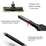 Market - Curatenie si intretinere casa - Produse menaj - Mopuri - Mop electric fara fir, cu 2 seturi de dischete din microfibra si maner telescopic 130cm, negru - Infinity.ro