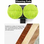 Market - Curatenie si intretinere casa - Produse menaj - Mopuri - Mop electric fara fir, cu 2 seturi de dischete din microfibra si maner telescopic 130cm, negru - Infinity.ro