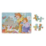 Jucarii, Copii si Bebe - Jucarii si jocuri - Jocuri si puzzle - Puzzle - Puzzle clasic, bucle de aur si cei trei ursi, 15 piese, multicolor, 33 x 23cm - Infinity.ro