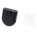 Casa si Gradina - Sanitare - Suporturi si accesorii baie - Suporturi baie - Perie MCT-Clean pentru WC flexibila cu suport, Silicon, Negru, 35 X 8 cm - Infinity.ro