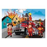 Jucarii, Copii si Bebe - Jucarii si jocuri - Jocuri si puzzle - Puzzle - Puzzle vehicul pompieri, 24 piese, dimensiuni mari, multicolor, 42 x 28 cm - Infinity.ro