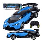 Jucarii, Copii si Bebe - Jucarii si jocuri - Vehicule si jucarii cu telecomanda - Masinute - Masina cu Telecomanda pentru Copii 3ani+, Scara 1:16, Iluminare LED, 23cm Lungime, Albastru/Negru - Infinity.ro