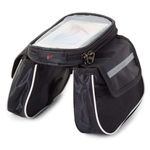 Sport si Outdoor - Ciclism - Accesorii pentru biciclete - Suporturi accesorii biciclete - Set 8 in 1 Pentru Biciclete, 1 Geanta cu 3 Compartimente, 1 Suport Flexibil pentru Telefon, 5 lumini Ambientale pentru Spite si - Infinity.ro