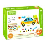Jucarii, Copii si Bebe - Jucarii si jocuri - Jocuri si puzzle - Puzzle - Joc Educativ Puzzle Mozaic cu Masini, 248 Piese, pentru Copii de + 4 ani, Multicolor - Infinity.ro