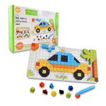 Jucarii, Copii si Bebe - Jucarii si jocuri - Jocuri si puzzle - Puzzle - Joc Educativ Puzzle Mozaic cu Masini, 248 Piese, pentru Copii de + 4 ani, Multicolor - Infinity.ro