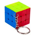 Jucarii, Copii si Bebe - Jucarii si jocuri - Jocuri si puzzle - Puzzle - Cub puzzle, challenge cube, 3 niveluri, multicolor, breloc - Infinity.ro