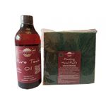 Casa si Gradina - Constructii - Materiale constructii - Solutii tratare suprafete - Kit intretinere mobilier lemn masiv, Prep’N Shine-Pure Teak Oil & Hand Pad’s Medium Abrasive Verde,  500 ml, - Infinity.ro