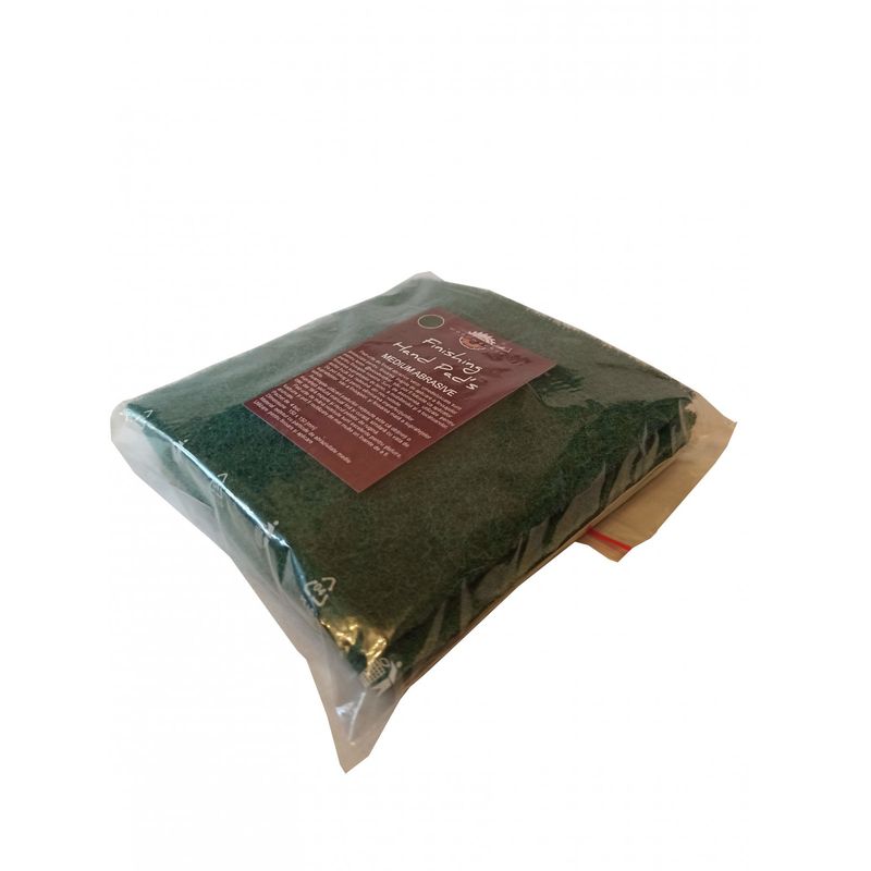 Casa si Gradina - Constructii - Materiale constructii - Solutii tratare suprafete - Kit intretinere mobilier lemn masiv, Prep’N Shine-Pure Teak Oil &Hand Pad’s Medium Abrasive Verde,  1000 ml - Infinity.ro