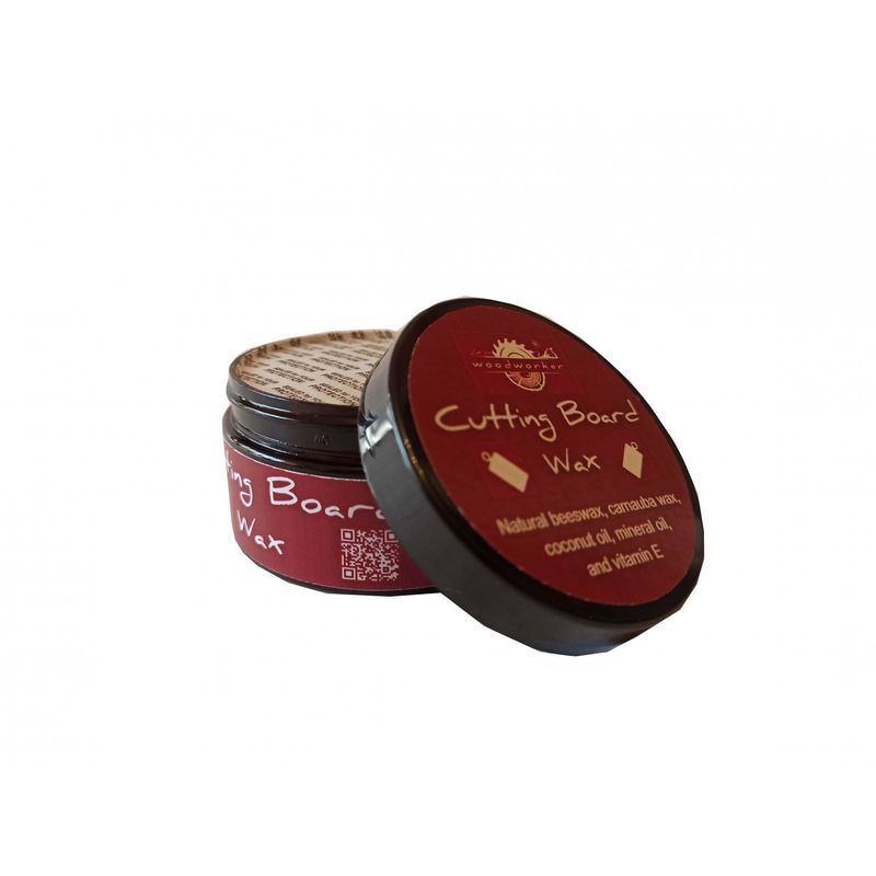 Casa si Gradina - Constructii - Materiale constructii - Solutii tratare suprafete - Kit intretinere mobilier lemn masiv, Prep’N Shine-Cutting Board Wax & Hand Pad’s Mix, alb/negru/verde, 100 ml, non toxic - Infinity.ro