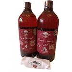 Casa si Gradina - Constructii - Materiale constructii - Solutii tratare suprafete - Pachet intretinere lemn masiv, Dual Pack, Pure Breed Oil, 1000ml, Pure Tung Oil, bumbac, non toxic,mobilier, tocatoare - Infinity.ro