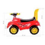 Jucarii, Copii si Bebe - Jucarii si jocuri - Jucarii de exterior - Masinute si vehicule pentru copii - Masinuta premergator pentru copii 3 ani+, Ride On, cu efecte sonore, rosu - Infinity.ro