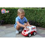Jucarii, Copii si Bebe/Jucarii si jocuri/Jucarii de exterior/Masinute si vehicule pentru copii - Masinuta de jucarie pentru copii de 3 ani+, tip ambulanta pentru transport pacienti, Alb - Rosu - Infinity.ro