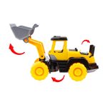 Jucarii, Copii si Bebe - Jucarii si jocuri - Jucarii de exterior - Masinute si vehicule pentru copii - Masinuta de jucarie pentru copii de 3 ani+, utilaj de constructie cu excavator, galben cu gri si negru - Infinity.ro
