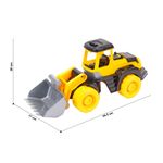 Jucarii, Copii si Bebe - Jucarii si jocuri - Jucarii de exterior - Masinute si vehicule pentru copii - Masinuta de jucarie pentru copii de 3 ani+, utilaj de constructie cu excavator, galben cu gri si negru - Infinity.ro