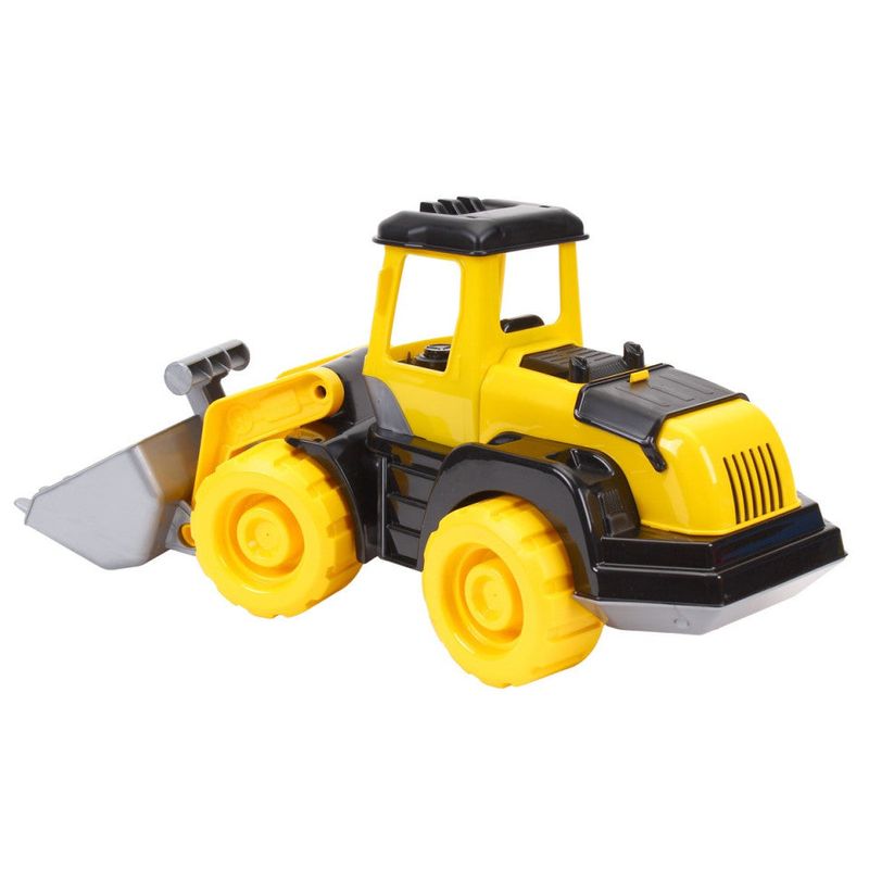 Jucarii, Copii si Bebe - Jucarii si jocuri - Jucarii de exterior - Masinute si vehicule pentru copii - Masinuta de jucarie pentru copii de 3 ani+, utilaj de constructie cu excavator, galben cu gri si negru - Infinity.ro
