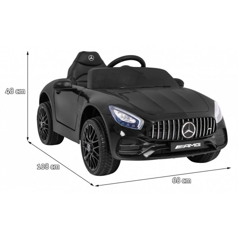 Jucarii, Copii si Bebe - Jucarii si jocuri - Jucarii de exterior - Masinute si vehicule pentru copii - Masinuta electrica pentru copii 3 ani+, Mercedes Benz GT, negru - Infinity.ro