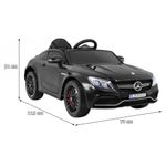 Jucarii, Copii si Bebe - Jucarii si jocuri - Jucarii de exterior - Masinute si vehicule pentru copii - Masinuta electrica pentru copii 3 ani+, Mercedes Benz C63 AMG, negru - Infinity.ro