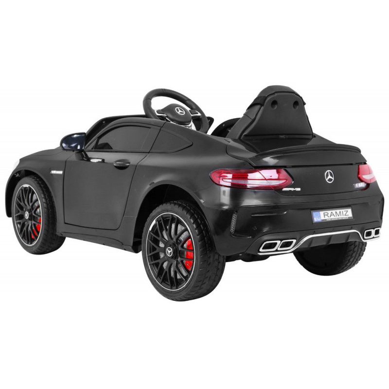Jucarii, Copii si Bebe - Jucarii si jocuri - Jucarii de exterior - Masinute si vehicule pentru copii - Masinuta electrica pentru copii 3 ani+, Mercedes Benz C63 AMG, negru - Infinity.ro
