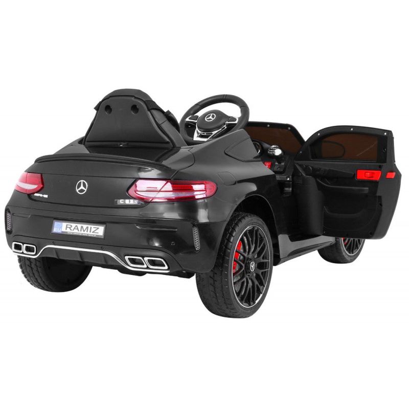 Jucarii, Copii si Bebe - Jucarii si jocuri - Jucarii de exterior - Masinute si vehicule pentru copii - Masinuta electrica pentru copii 3 ani+, Mercedes Benz C63 AMG, negru - Infinity.ro