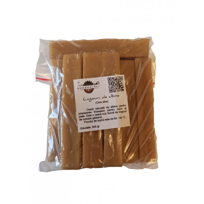 Casa si Gradina - Constructii - Materiale constructii - Solutii tratare suprafete - Ceara naturala de albine, Lingouri, 500 gr, Woodworker - Infinity.ro
