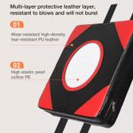 Jucarii, Copii si Bebe - Jucarii si jocuri - Jucarii & jocuri educative - Jocuri si jucarii educative - Perna Box cu Montaj pe Perete si Manusi de Box, pentru copii 5 ani+ si Adulti, 37x37x10cm, Rosu-Negru - Infinity.ro