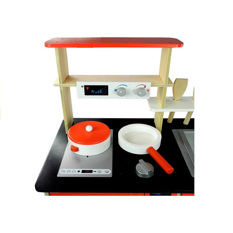 Jucarii, Copii si Bebe - Jucarii si jocuri - Jucarii de rol - Bucatarii copii - Bucatarie de jucarie, din lemn 78 cm Sophia - Infinity.ro