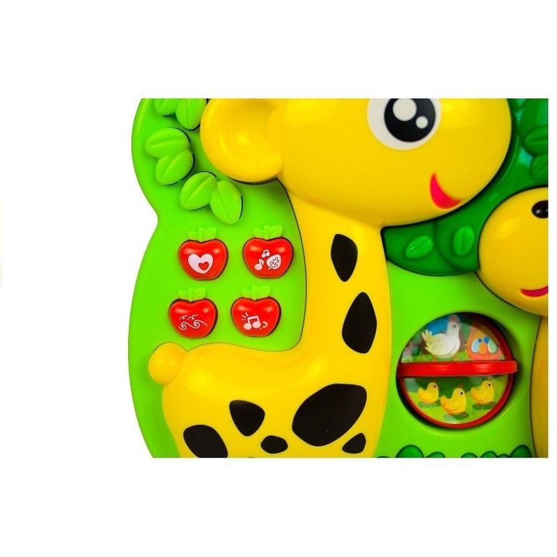 Jucarii, Copii si Bebe - Jucarii si jocuri - Jucarii & jocuri educative - Jocuri si jucarii educative - Jucarie cu efecte sonore si proiector pentru bebe, in forma de girafa - Infinity.ro