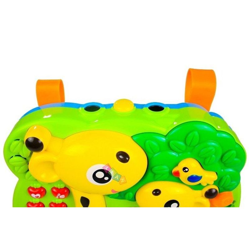 Jucarii, Copii si Bebe - Jucarii si jocuri - Jucarii & jocuri educative - Jocuri si jucarii educative - Jucarie cu efecte sonore si proiector pentru bebe, in forma de girafa - Infinity.ro