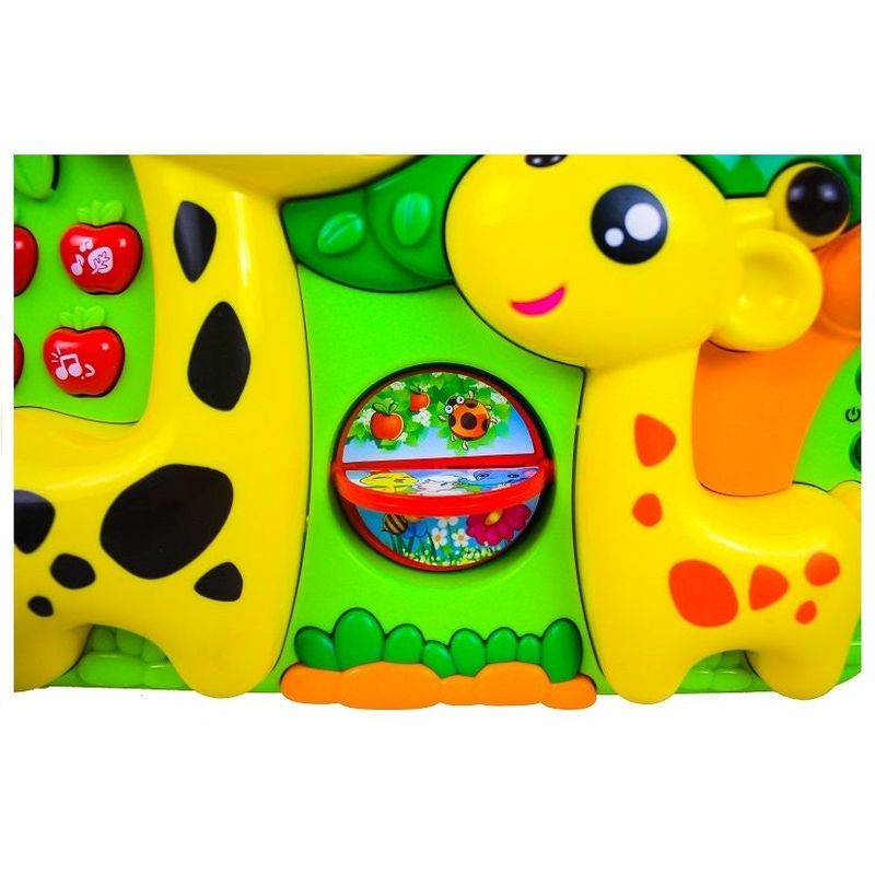 Jucarii, Copii si Bebe - Jucarii si jocuri - Jucarii & jocuri educative - Jocuri si jucarii educative - Jucarie cu efecte sonore si proiector pentru bebe, in forma de girafa - Infinity.ro