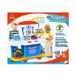 Jucarii, Copii si Bebe - Jucarii si jocuri - Jucarii de rol - Bucatarii copii - Bucatarie de jucarie, cu 30 accesorii, cu blat de lucru, sunete si lumini, multicolora - Infinity.ro