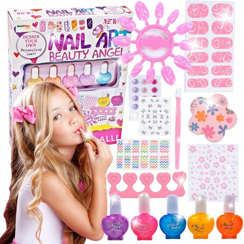 Jucarii, Copii si Bebe - Jucarii si jocuri - Jucarii & jocuri educative - Jocuri si jucarii educative - Set de jucarie, salon de manichiura pentru copii de peste 6 ani, Beauty Angel, MalPlay - Infinity.ro