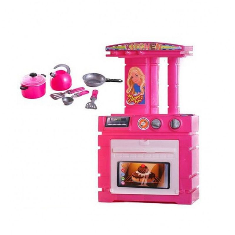 Jucarii, Copii si Bebe - Jucarii si jocuri - Jucarii de rol - Bucatarii copii - Bucatarie de jucarie, My Kitchen Fun Divendi cu accesorii, diverse culori - Infinity.ro