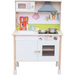 Jucarii, Copii si Bebe - Jucarii si jocuri - Jucarii de rol - Bucatarii copii - Bucatarie de jucarie, Enero din lemn, cu accesorii - Infinity.ro