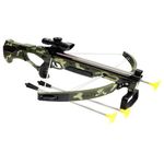 Jucarii, Copii si Bebe - Jucarii si jocuri - Jucarii de rol - Arme de jucarie - Arbaleta de Jucarie, Crossbow, pentru Copii 6 ani+, cu Ghidaj Laser si 3 Sageti cu Ventuze, Verde Camouflage - Infinity.ro